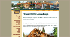 Desktop Screenshot of lochsalodge.com